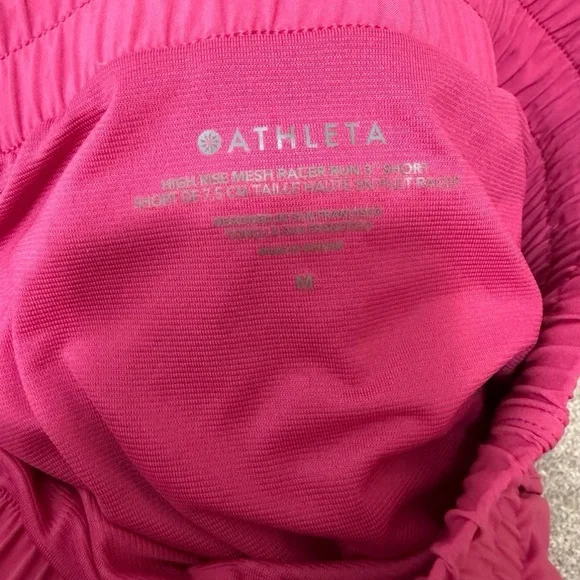 Athleta HIGH RISE MESH RACER RUN 3" SHORT - Picture 3 of 3